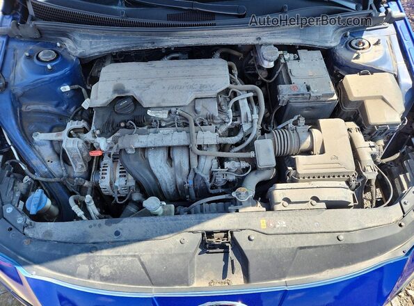 5NPLS4AG4PH098246 2023 HYUNDAI ELANTRA Blue Widok wnętrza z tyłu