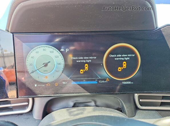 5NPLS4AG4PH098246 2023 HYUNDAI ELANTRA Blue Widok zestawu wskaźników