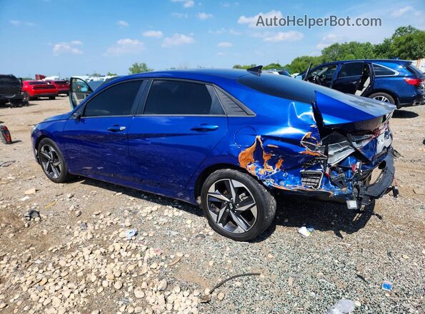 5NPLS4AG4PH098246 2023 HYUNDAI ELANTRA Blue Tył lewy