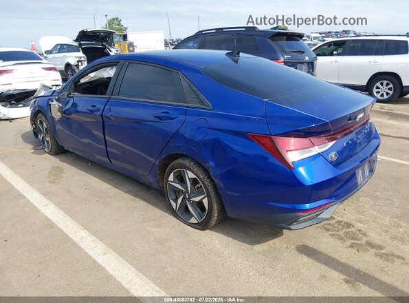 5NPLS4AG4PH101839 2023 HYUNDAI ELANTRA Blue Rear left