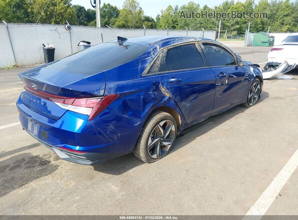 5NPLS4AG4PH101839 2023 HYUNDAI ELANTRA Blue Rear right
