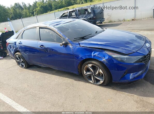 5NPLS4AG4PH101839 2023 HYUNDAI ELANTRA Blue 360 interior view