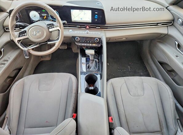 5NPLS4AG4PH107916 2023 HYUNDAI ELANTRA Charcoal წინა პანელის ხედი