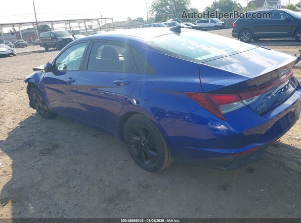 5NPLS4AG5MH006959 2021 HYUNDAI ELANTRA Blue უკანა მარცხენა