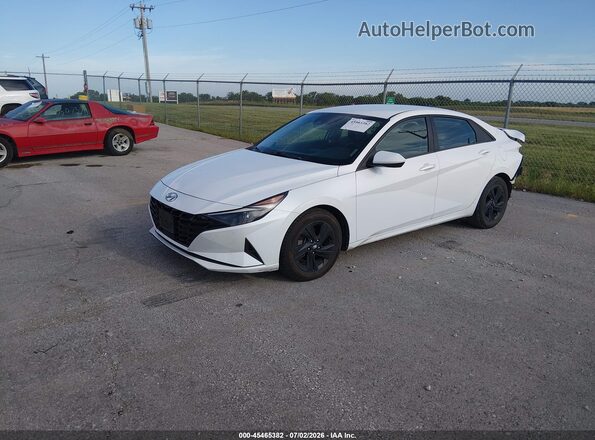 5NPLS4AG5MH030520 2021 HYUNDAI ELANTRA White Vista tres cuartos delantera izquierda