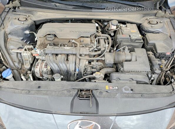 5NPLS4AG5NH071974 2022 HYUNDAI ELANTRA Gray Vista interior trasera