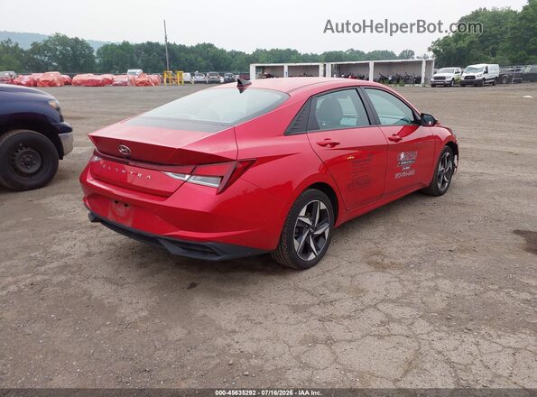 5NPLS4AG5PH117192 2023 HYUNDAI ELANTRA Red Задня права чверть