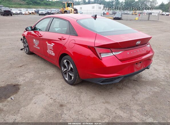 5NPLS4AG5PH117192 2023 HYUNDAI ELANTRA Red Задня ліва чверть