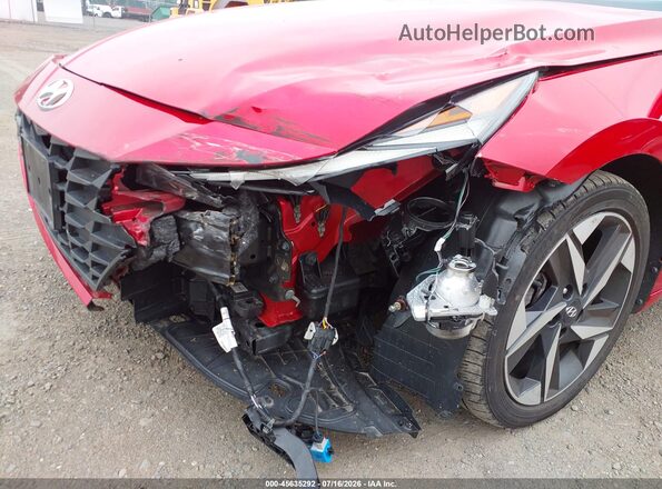 5NPLS4AG5PH117192 2023 HYUNDAI ELANTRA Red Вид спереду