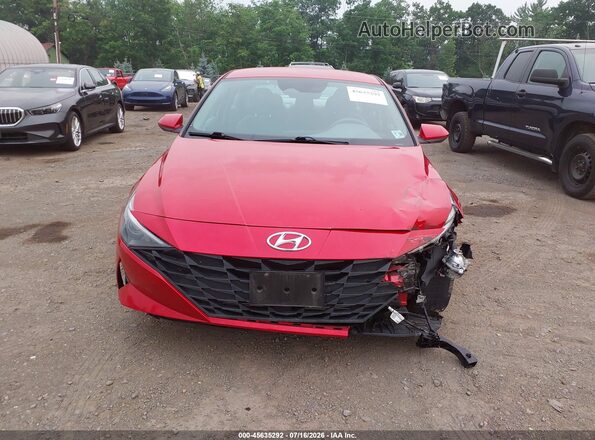 5NPLS4AG5PH117192 2023 HYUNDAI ELANTRA Red Вид щитка приладів