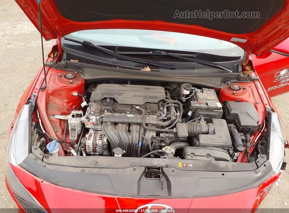 5NPLS4AG5PH117192 2023 HYUNDAI ELANTRA Red Вид ззаду