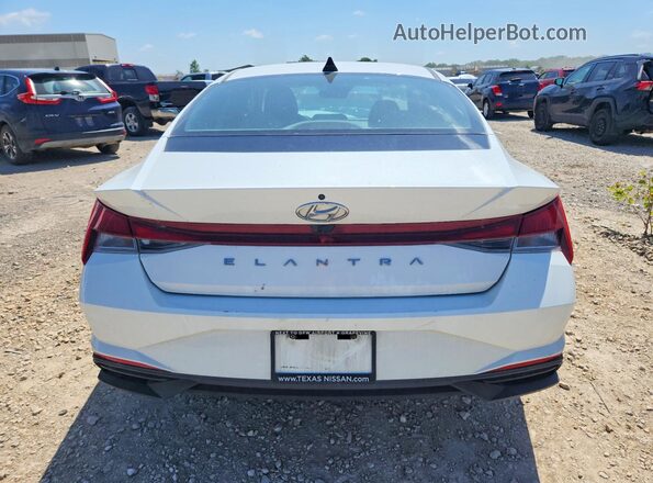 5NPLS4AG6MH022054 2021 HYUNDAI ELANTRA White Vista trasera