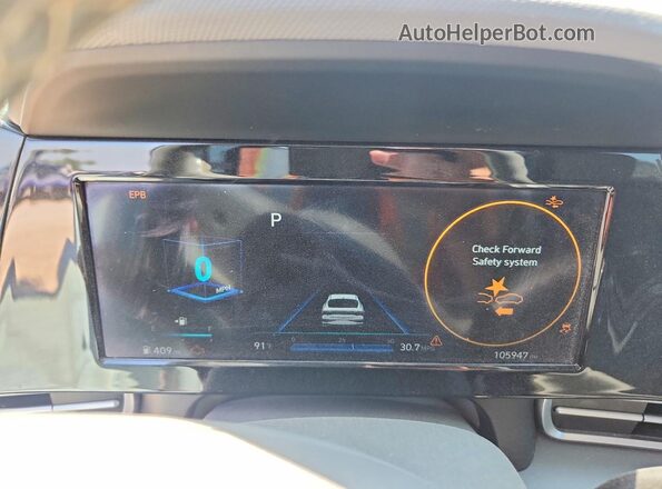 5NPLS4AG6MH022054 2021 HYUNDAI ELANTRA White Vista del cuadro de instrumentos