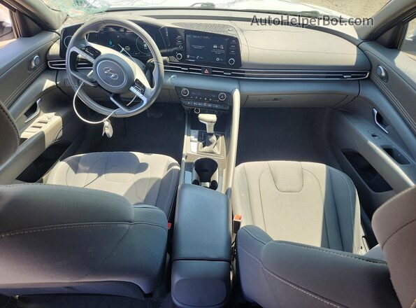 5NPLS4AG6MH022054 2021 HYUNDAI ELANTRA White Vista del salpicadero
