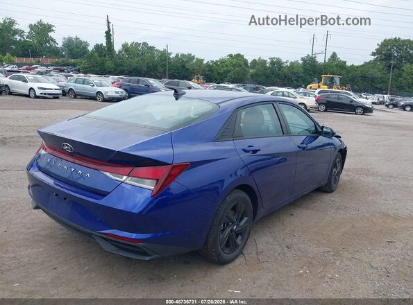 5NPLS4AG6MH034253 2021 HYUNDAI ELANTRA Blue Rear right