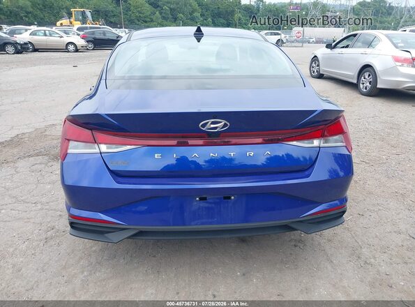 5NPLS4AG6MH034253 2021 HYUNDAI ELANTRA Blue 