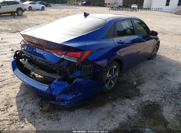 5NPLS4AG6PH101096 2023 HYUNDAI ELANTRA Blue უკანა მარჯვენა