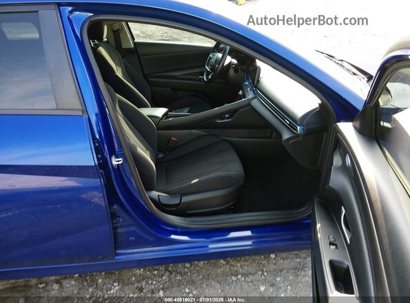 5NPLS4AG6PH101096 2023 HYUNDAI ELANTRA Blue წინა სალონის ხედი