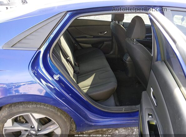 5NPLS4AG6PH101096 2023 HYUNDAI ELANTRA Blue VIN კოდის სტიკერის ხედი