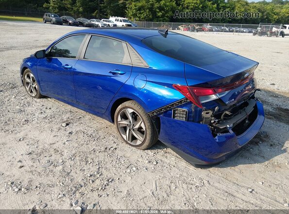 5NPLS4AG6PH101096 2023 HYUNDAI ELANTRA Blue უკანა მარცხენა