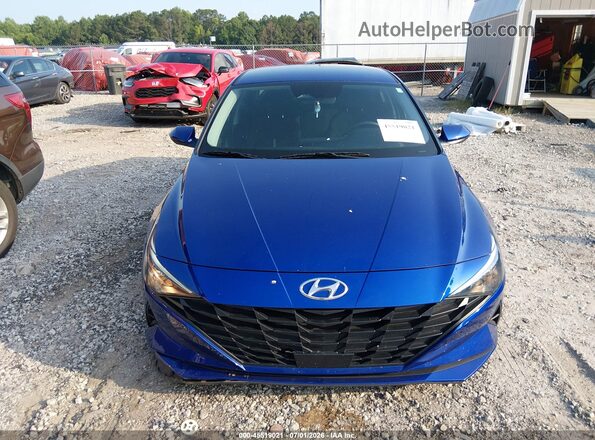 5NPLS4AG6PH101096 2023 HYUNDAI ELANTRA Blue ხელსაწყოთა პანელის ხედი