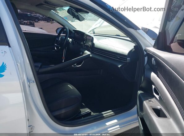 5NPLS4AG7MH020006 2021 HYUNDAI ELANTRA White წინა სალონის ხედი