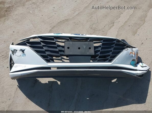 5NPLS4AG7MH020006 2021 HYUNDAI ELANTRA White ხელსაწყოთა პანელის ხედი