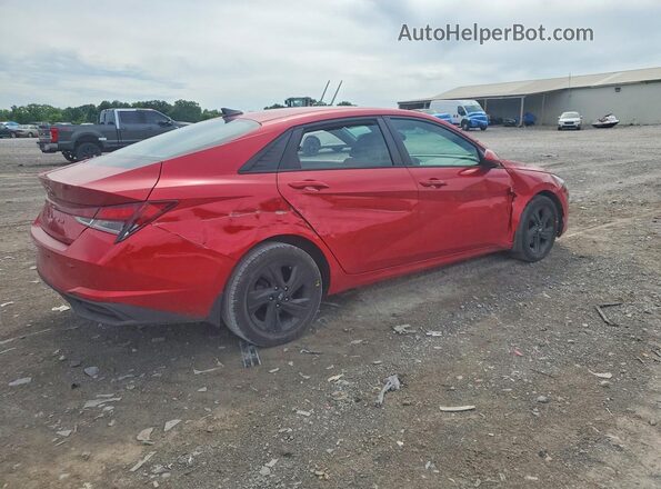 5NPLS4AG7MH052017 2021 HYUNDAI ELANTRA Red Задня права чверть