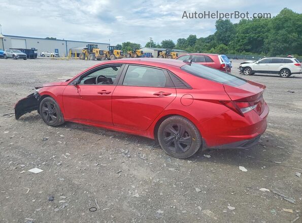 5NPLS4AG7MH052017 2021 HYUNDAI ELANTRA Red Задня ліва чверть
