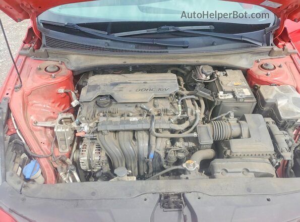5NPLS4AG7MH052017 2021 HYUNDAI ELANTRA Red Вид задньої частини салону