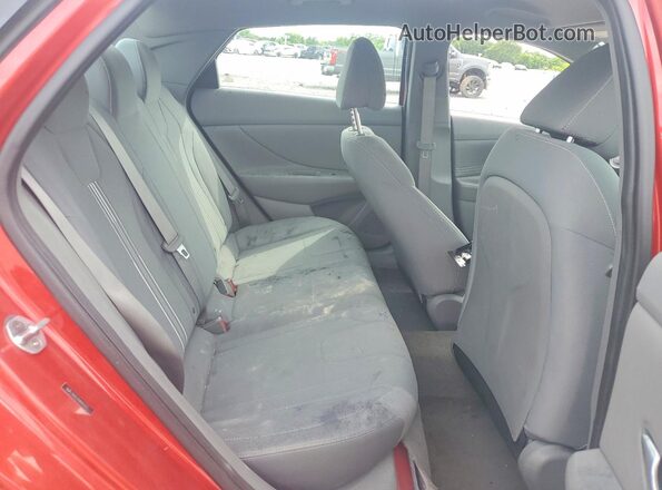 5NPLS4AG7MH052017 2021 HYUNDAI ELANTRA Red Вид задніх сидінь