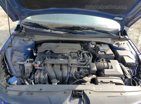 5NPLS4AG7NH056635 2022 HYUNDAI ELANTRA Blue უკანა სალონის ხედი