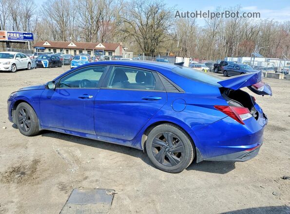 5NPLS4AG7NH056635 2022 HYUNDAI ELANTRA Blue უკანა მარცხენა