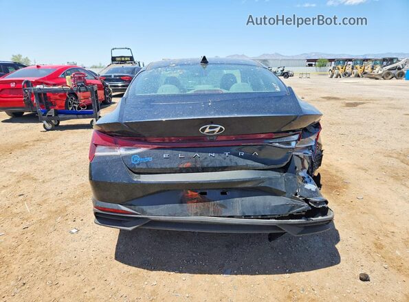 5NPLS4AG7NH065934 2022 HYUNDAI ELANTRA Black Հետևի տեսք