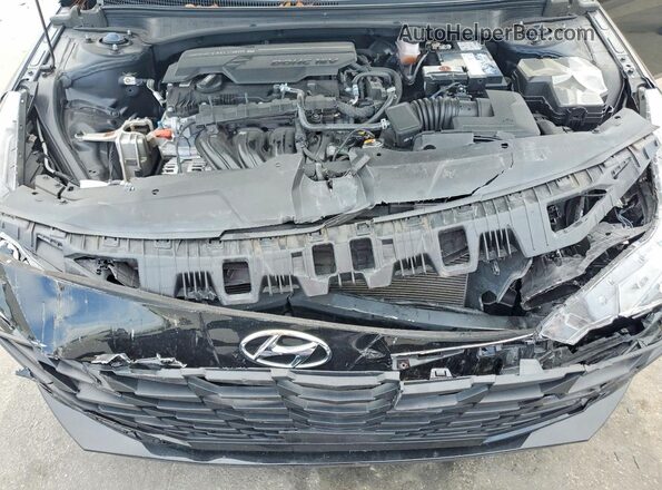 5NPLS4AG7PH116626 2023 HYUNDAI ELANTRA Черный Вид задней части салона