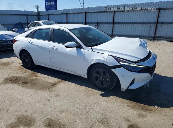 5NPLS4AG9MH048678 2021 HYUNDAI ELANTRA White Delantero derecho