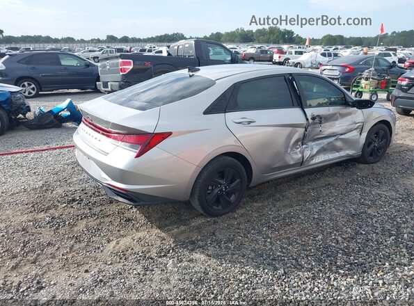 5NPLS4AG9MH051273 2021 HYUNDAI ELANTRA Silver Задня права чверть