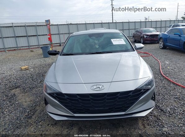 5NPLS4AG9MH051273 2021 HYUNDAI ELANTRA Silver Вид щитка приладів