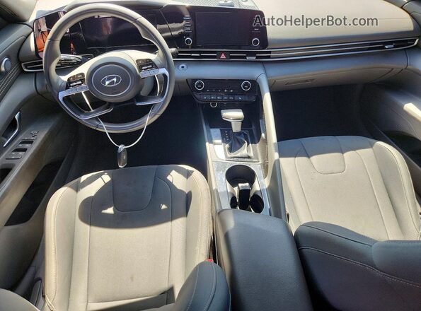 5NPLS4AG9NH074473 2022 HYUNDAI ELANTRA Silver Вид панелі приладів