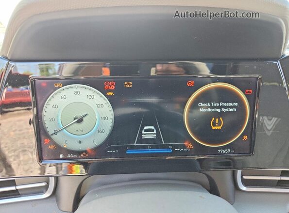 5NPLS4AG9NH074473 2022 HYUNDAI ELANTRA Silver Вид щитка приладів