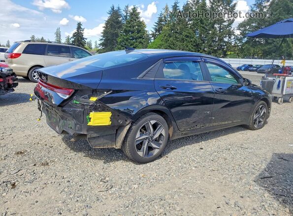 5NPLS4AG9PH091390 2023 HYUNDAI ELANTRA Черный Задняя правая четверть