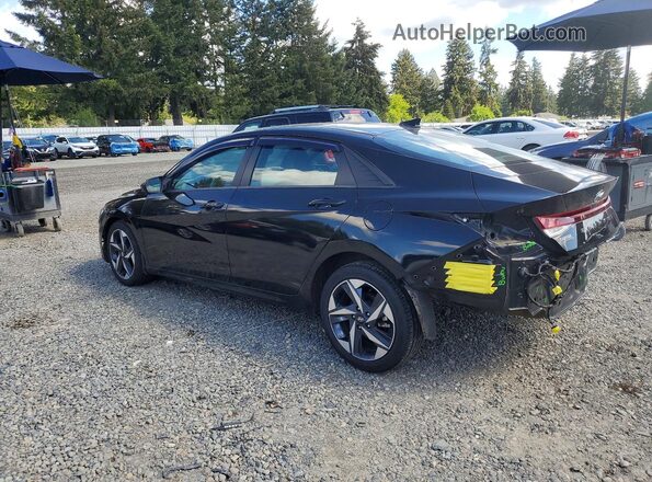 5NPLS4AG9PH091390 2023 HYUNDAI ELANTRA Черный Задняя левая четверть