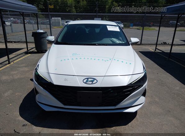 5NPLS4AG9PH092247 2023 HYUNDAI ELANTRA Белый Вид щитка приборов