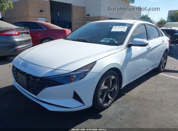 5NPLS4AG9PH097268 2023 HYUNDAI ELANTRA White Առջևի ձախ երեք քառորդ տեսարան