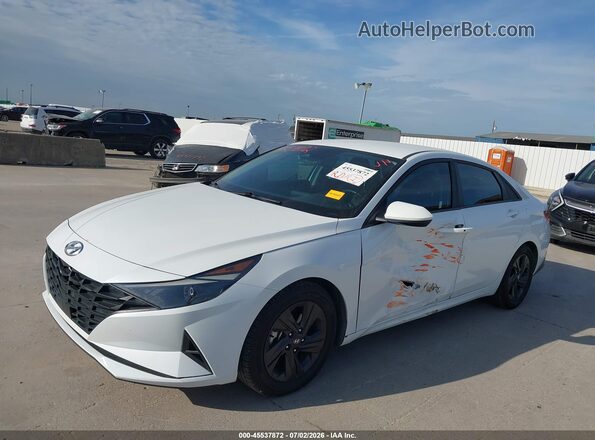 5NPLS4AGXMH035731 2021 HYUNDAI ELANTRA White Przód lewy