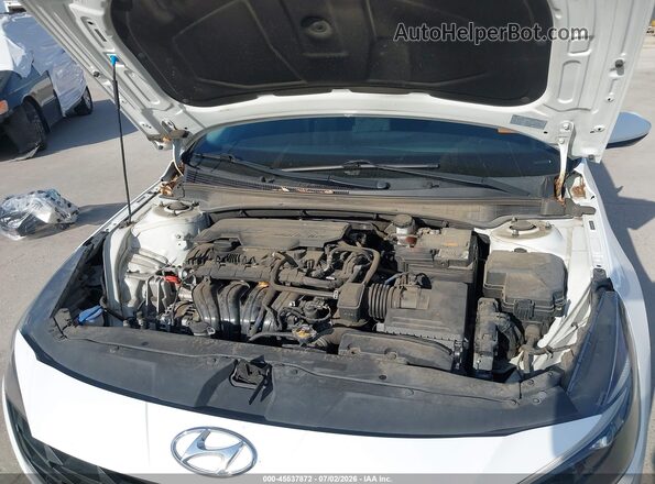 5NPLS4AGXMH035731 2021 HYUNDAI ELANTRA White Widok z tyłu