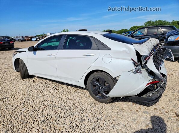 5NPLS4AGXNH057343 2022 HYUNDAI ELANTRA White უკანა მარცხენა