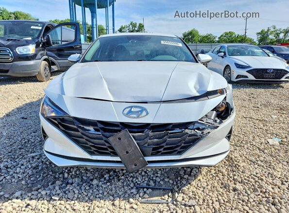 5NPLS4AGXNH057343 2022 HYUNDAI ELANTRA White წინა ხედი