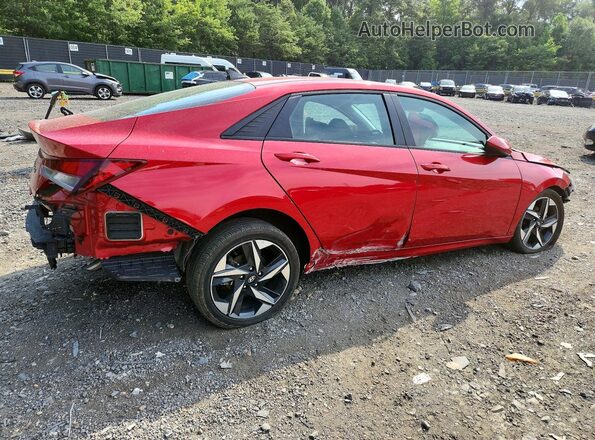 5NPLS4AGXPH111730 2023 HYUNDAI ELANTRA Red უკანა მარჯვენა