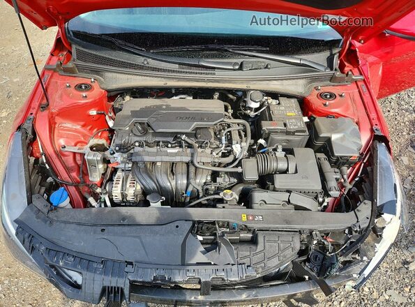 5NPLS4AGXPH111730 2023 HYUNDAI ELANTRA Red უკანა სალონის ხედი